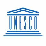 UNESCO logo with stylized temple icon and the text “UNESCO”.